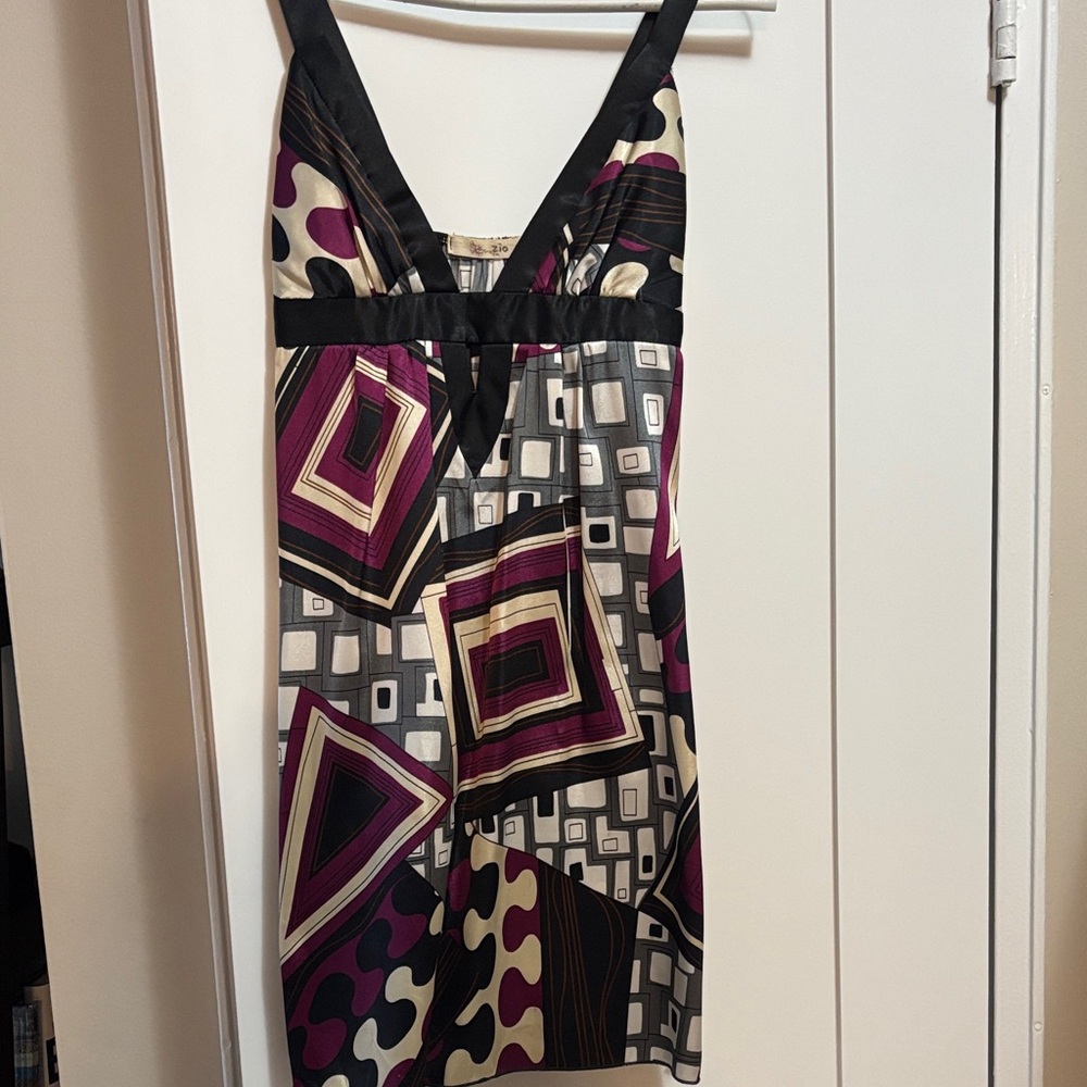 Fun and Feminine Print Mini Dress